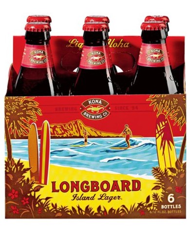 KONA LONGBOARD BIRRA ISLAND LAGER CL. 35,5 X 6 BOTTIGLIE