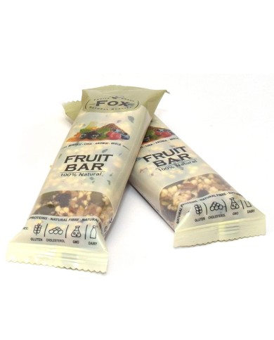 FOX BARS ALMONDS BLUEBERRIES AND ZUCCA SEEDS GR. 40 X 12 PIECES