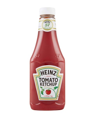 HEINZ KETCHUP POMIDOROWY Z GÓRY W DÓŁ ML.875