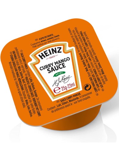 HEINZ SALSA CURRY MANGO DIP POT GR.25 X 100 PEZZI