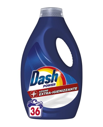 DASH POWER SAPONE LIQUIDO LAVATRICE IGIENIZZANTE 36 MISURINI