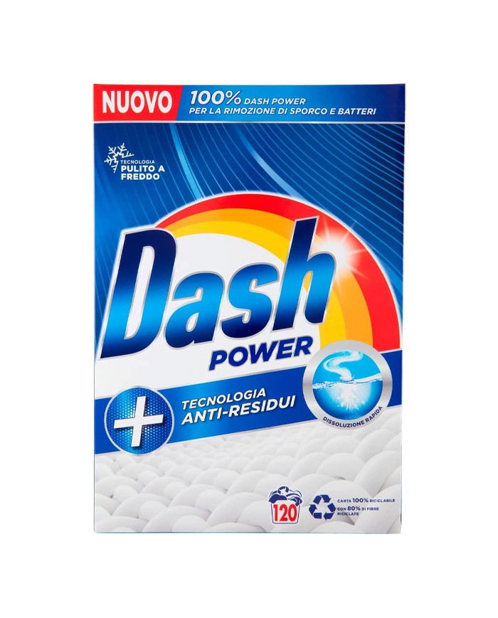 DASH POWER LESSIVE LAVE-LINGE EN POUDRE 120 MESURES