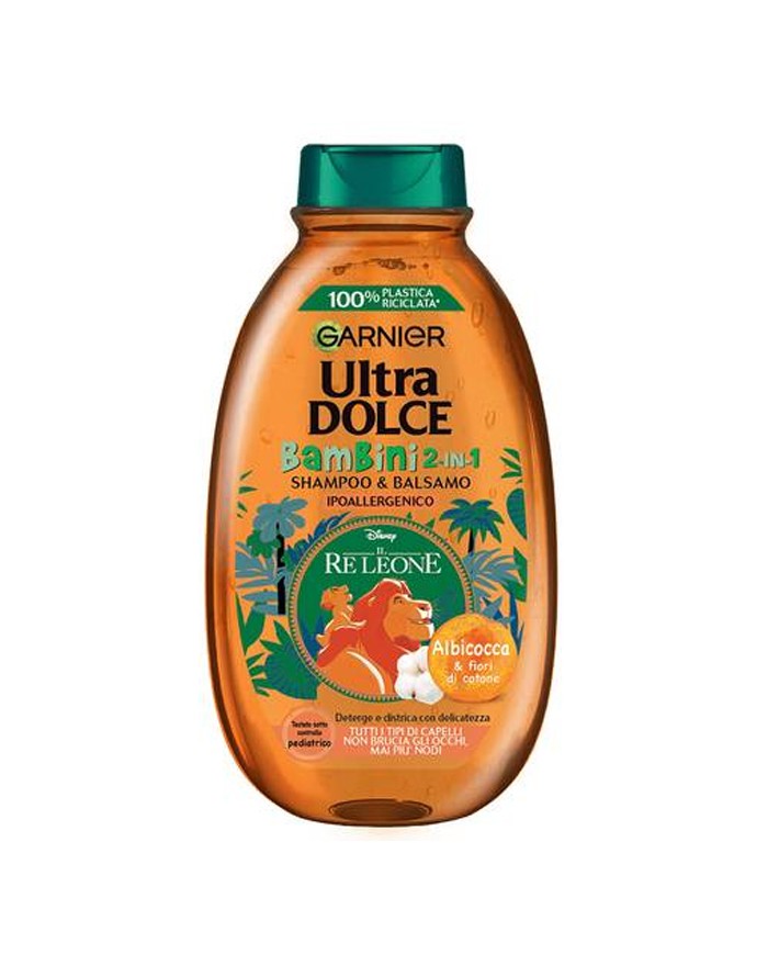 GARNIER ULTRA DOLCE SHAMPOO E BALSAMO BAMBINI 2 IN 1 ALBICOCCA ML.250