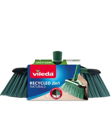 VILEDA BROOM NATURAL PROFESSIONAL 2 IN 1