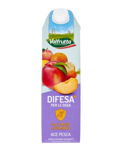 VALFRUTTA DEFESA ACE UND PFIRSICHSAFT IN 1 LT. BRIK