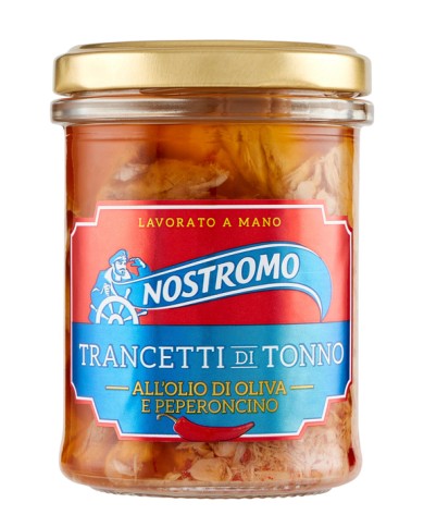 NOSTROMO TRANCETTI DI TONNO AL PEPERONCINO GR.180