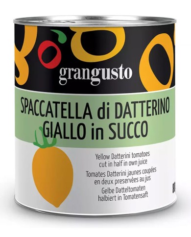 GRANGUSTO SPACCATELLA DE DATTERINI JAUNE DOMMAGES EN JUS GR.800