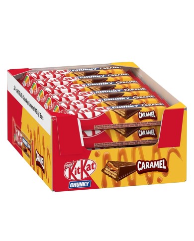 NESTLE' KIT KAT CHUNKY CARAMEL GR.43,5 X 24 STICKER