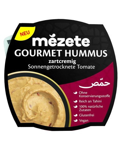 MEZETE HUMMUS CON POMODORI SECCHI GR.215