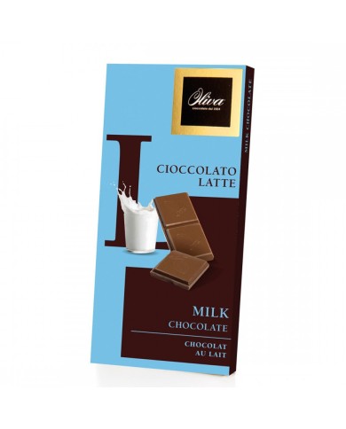 OLIVE MILK CHOCOLATE BAR GR.85