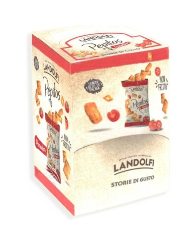 LANDOLFI NON-FRIED TOMATO PEPITOS DISPLAY OF 25 SACHETS