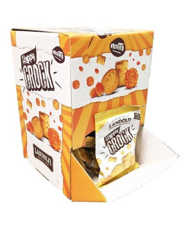 LANDOLFI HAPPY CROCK MIX VAN ZOUTE SNACKS 25 SACHETS