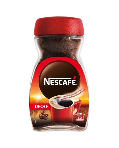 NESCAFE' DECAF DECAFFEINATED INSTANT COFFEE GR.100