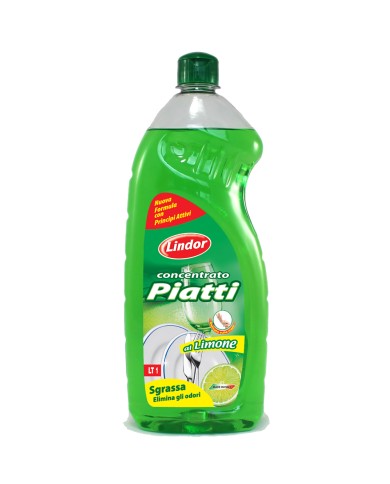 DETERGENTE VAJILLA CONCENTRADO LINDOR CON LIMÓN LT.1