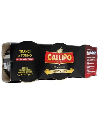 CALLIPO RISERVA ORO TONIJN PLAKJES IN OLIJFOLIE GR.70 X 3