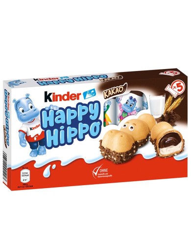 KINDER HAPPY HIPPO AL CACAO 103 GR.