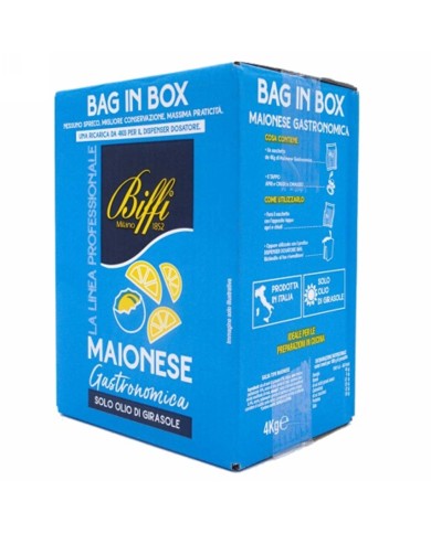 BIFFI GASTRONOMIC MAYONNAISE IN 4 KG BAG