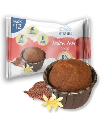 NUVOLA ZERO MUFFIN DOLCE AL CACAO 0% CARBO GR.47