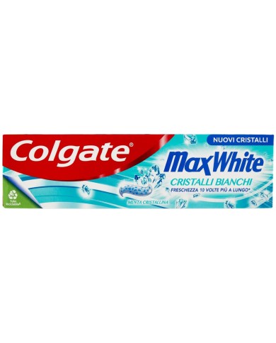 COLGATE DENTIFRICIO MAX WHITE CRISTALLI BIANCHI ML.75