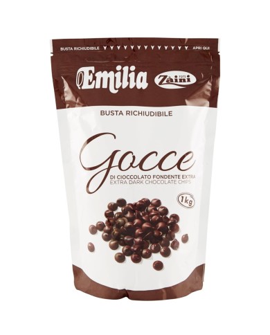 SAC À DOS EMILIA GOUTTES DE CHOCOLAT NOIR EXTRA KG.1