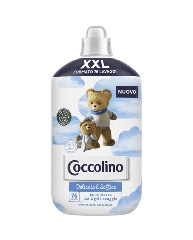 COCCOLINO DELICATE AND SOFT CONCENTRATED FABRIC SOFTENER ML.1750