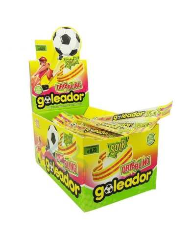 GOLEADOR DRIBBLING SOUR CARAMELLE FRAGOLA E LIMONE X 144 PEZZI