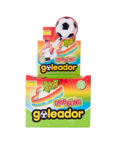 GOLEADOR DRIBBLING RAINBOW SOUR CARAMELLE GUSTO FRUTTI 144 PEZZI