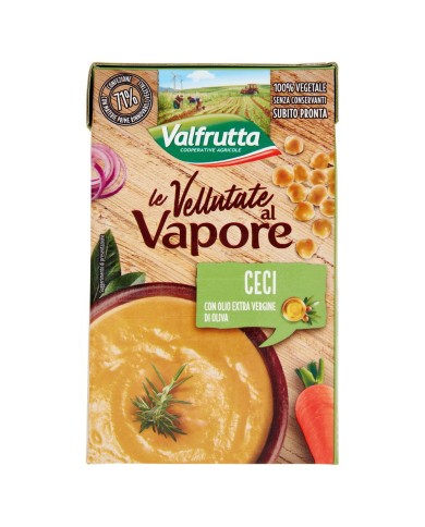 VALFRUTTA LE POIS CHICHES À LA VAPEUR VELVÉTÉS GR.500