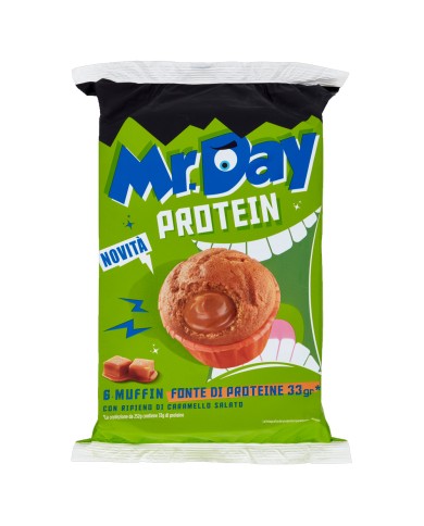 MR.DAY MUFFIN PROTEICO AL CARAMELLO SALATO GR.252