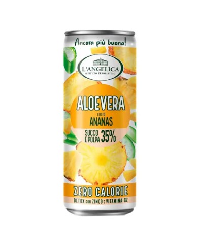 L'ANGELICA ALOEVERA ANANAS NOLL KALORIER ML.240 X 12 DANKER