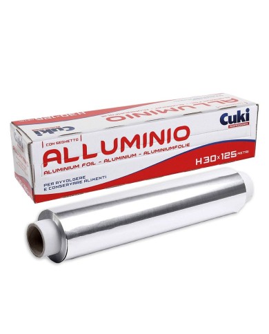 CUKI PROFESIONAL ALUMINIO EN ROLLO CM. 30 X 125 METROS