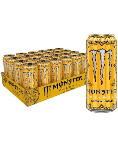 MONSTER ENERGY ULTRA GOLD PIÑA 500ML X 24 LATAS