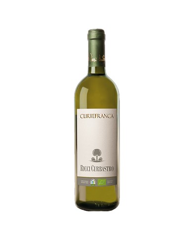 RICCI CURBASTRO WHITE WINE CURTEFRANCA CHARDONNAY & PINOT WHITE CL.75