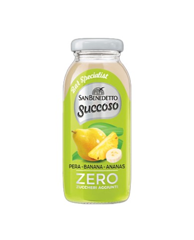 SAN BENEDETTO JUICY POIRE-BANANE-ANANAS ZERO 12 X ML.200
