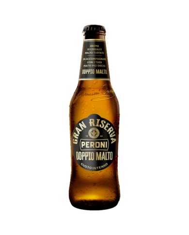PERONI GRAN RISERVA DOUBLE MALT BEER CL.33 X 24 BOTTLES