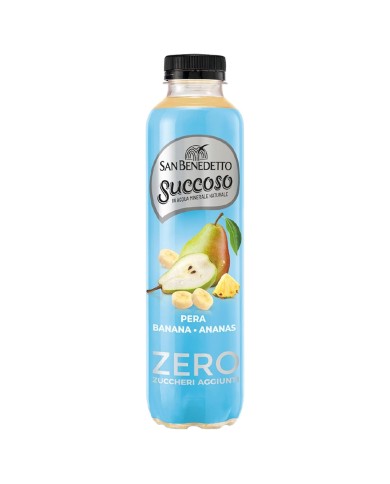 SAN BENEDETTO SOCZYSTY ZERO GRUSZKA BANAN ANANAS 12 X CL.40