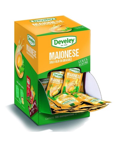 DEVELEY MAYONAISE IN ENKELE DOSIS ZAKJES GR.15 X 100 STUKS