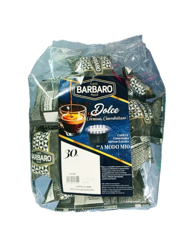BARBARO CAFFE' NAPOLI SÖTA OCH KRÄMIGA KAPSLAR MY WAY 30 BITAR