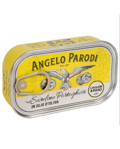 ANGELO PARODI PORTUGALSKIE SARDYNKI W OLIWIE Z OLIWEK GR.120