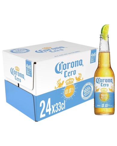 CORONA CERO BIER 0,0% ALCOHOL CL.33 X 24 FLESSEN