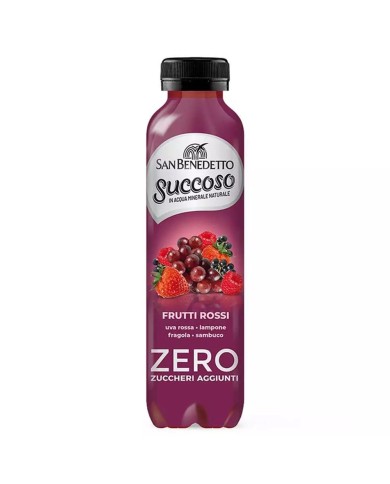 SAN BENEDETTO SUCCOSO ZERO FRUTTI ROSSI 40 CL X 12 PEZZI