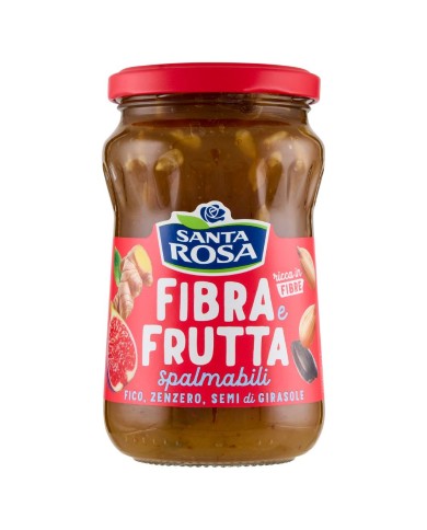 SANTA ROSA FIBRA E FRUTTA SPALMABILE FICO ZENZERO E SEMI DI GIRASOLE GR.350