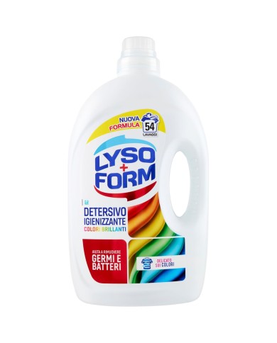 LYSOFORM LAVADORA LÍQUIDO COLOR 54 LAVADOS ML. 2043