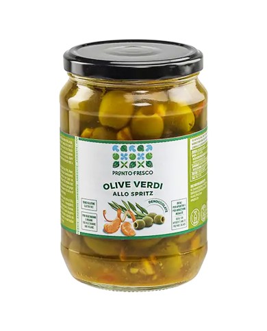 PRONTO FRESCO OLIVE VERDI DENOCCIOLATE ALLO SPRITZ KG.1