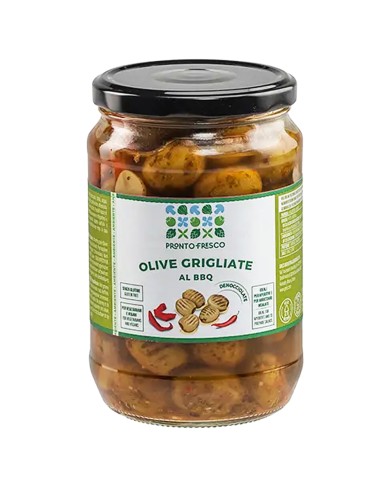 PRONTO FRESCO OLIVE DENOCCIOLATE GRIGLIATE AL BBQ KG.1