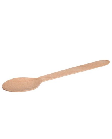 FLORIDA BIRKENHOLZLÖFFEL 16 CM X 100 STÜCK