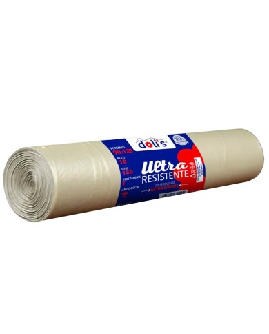 DOLIS AMBER GARBAGE BAGS 90X120 CM. X 10 PIECES