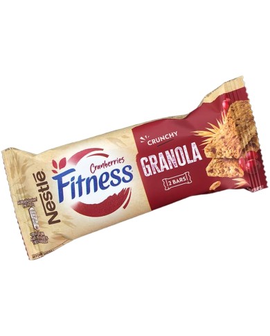 BARRAS DE GRANOLA FITNESS ARÁNDANOS CRUJIENTES GR.38X20 PIEZAS