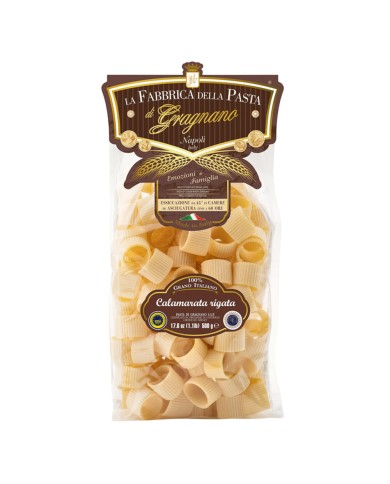 FÁBRICA DE PASTA GRAGNANO CON CALAMARATA RIGATA 500 GR