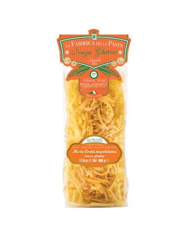 LA FABBRICA DELLA PASTA DI GRAGNANO , GEMISCHTE KURZE NUDELN, GLUTENFREI, 500g